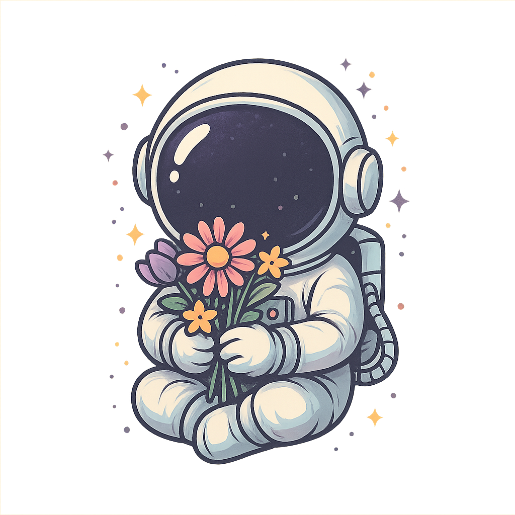 Cosmic Florist — Cute Astronaut