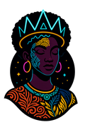 Afrofuturist Queen — Neon Crown